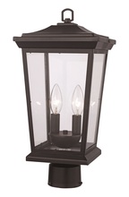  50777 BK - Turlock 12" Postmount Lantern